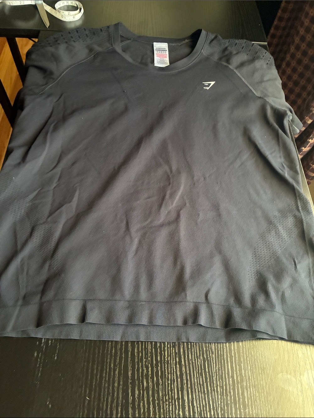 Gymshark Black Short Sleeve Shirt